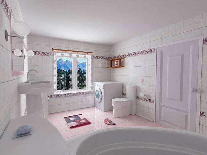 Фото Интерьер роскошной ванной комнаты, картинка