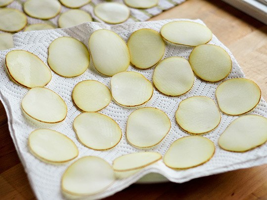заготовки для картофельных чипсов