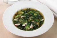 Рецепт Холодный суп из щавеля и свекольной ботвы