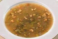 Рецепт Суп с зеленью и гранатовым соком