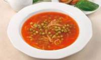 Рецепт Суп из помидоров с зеленым горошком