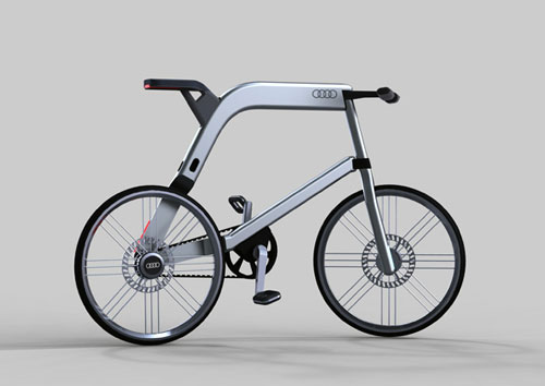 Электрический велосипед Audi