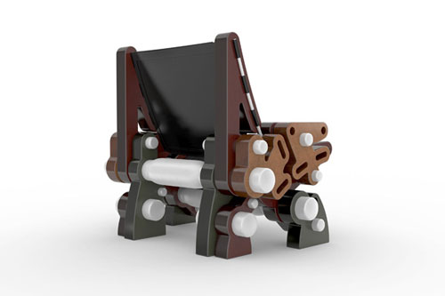 Кресло в стиле стимпанк (steampunk)