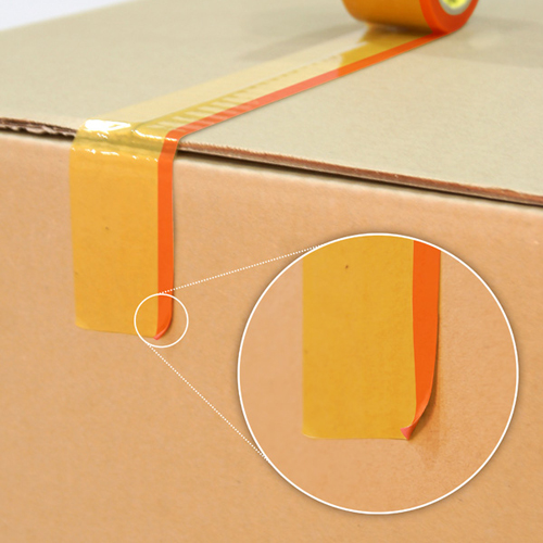 Box Tape: скотч с неклейкой полосой
