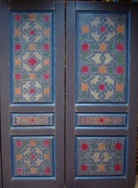 Дверь Марокко – гирих. Роспись.