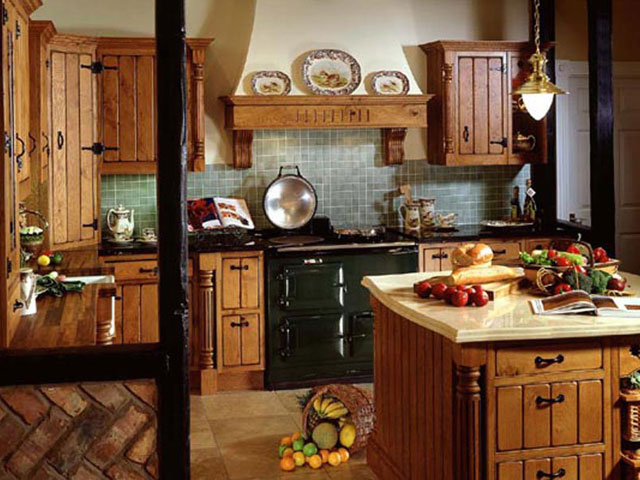 Фото Кухня в деревенском стиле, картинка